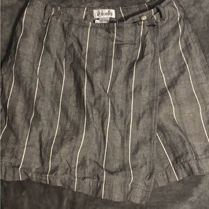 Rafaella Charcoal Pinstripe Women's Skort